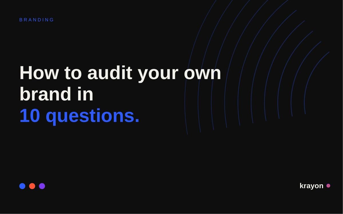 A practical brand audit you can run yourself — across branding, social, content, website and perform